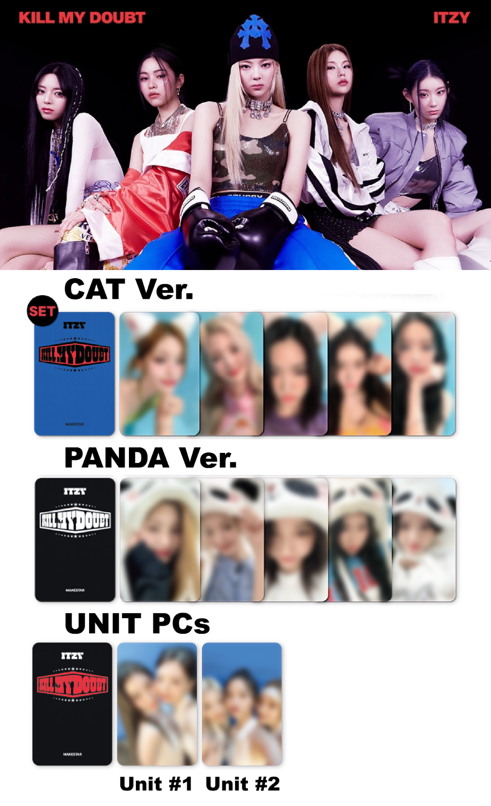 ITZY kill my doubt トレカ MAKESTAR パンダ $_57.PNG?set_id=8800005007