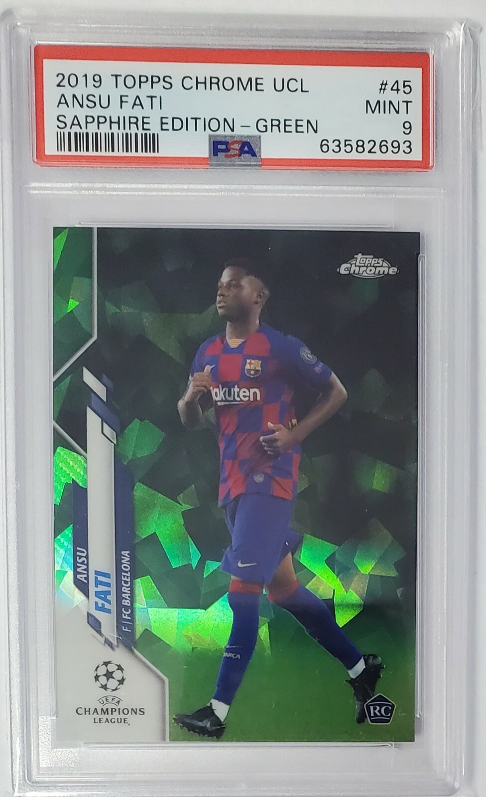 ファン・デ・ベーク 2019-20 Topps Chrome Soccer VAN DE BEEK 直筆サインカード