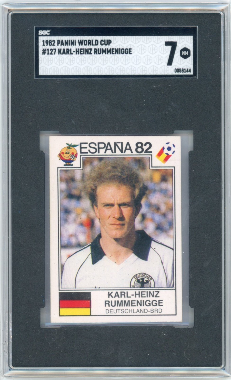 256★サッカー★karl-heinz rummenigge★prostars KARL-HEINZ RUMMENIGGE-FC Inter 1980s-95 Caps GERMANY-Ex-FC