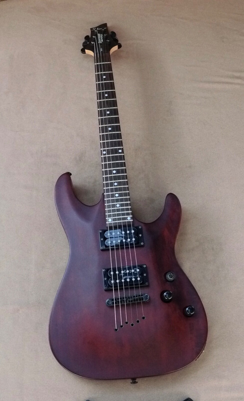 Schecter Diamond Series OMEN-6 Satin Walnut Electric Guitar Schecter Diamond Series OMEN-6 Satin Walnut Electric Guitar
