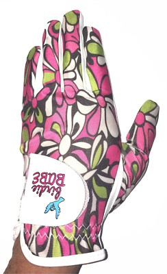 Birdie Babe Bahama Mama Ladies Pink Flowered Golf Glove for Women 