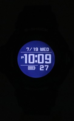 Pre-owned Casio G-shock Move G-squad Multi Sport Solar Alarm Gbd-h2000-1a 200m Mens Watch