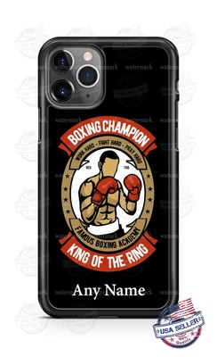 Boxing Championship King of The Ring Phone Case For iPhone 12 Samsung S21 Google