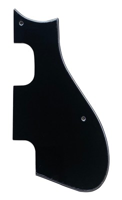 For Fender Harmony H60 Meteor H74 Style Guitar pickguard 3 Ply Black