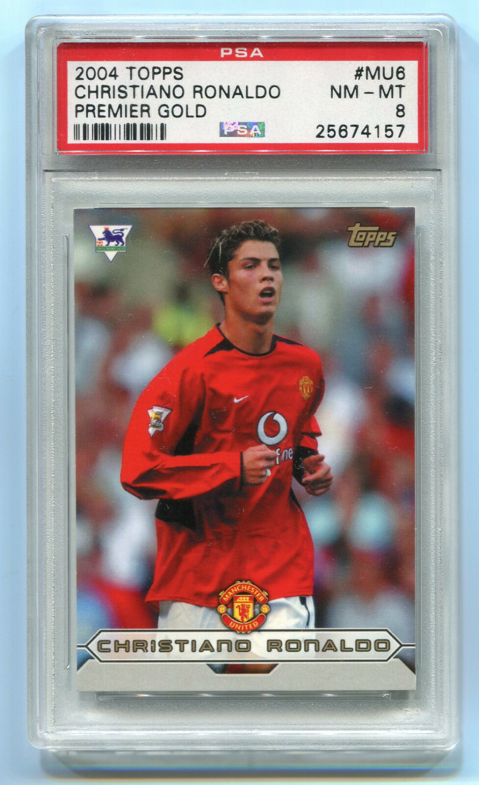 プレミアゴールド2004 クリスチアーノロナウド　ルーキーカード ☆Cristiano Ronaldo☆ルーキー2004 topps premier gold