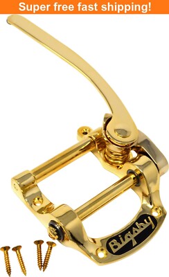 BIGSBY  B5 VIBRATO TAILPIECE, 0495-B5G w/CARTON, Gold -NEW