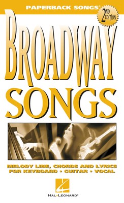 Broadway Paperback Songs Lyrics & Chords Keyboard Vocal Sheet Music 4x6 Book