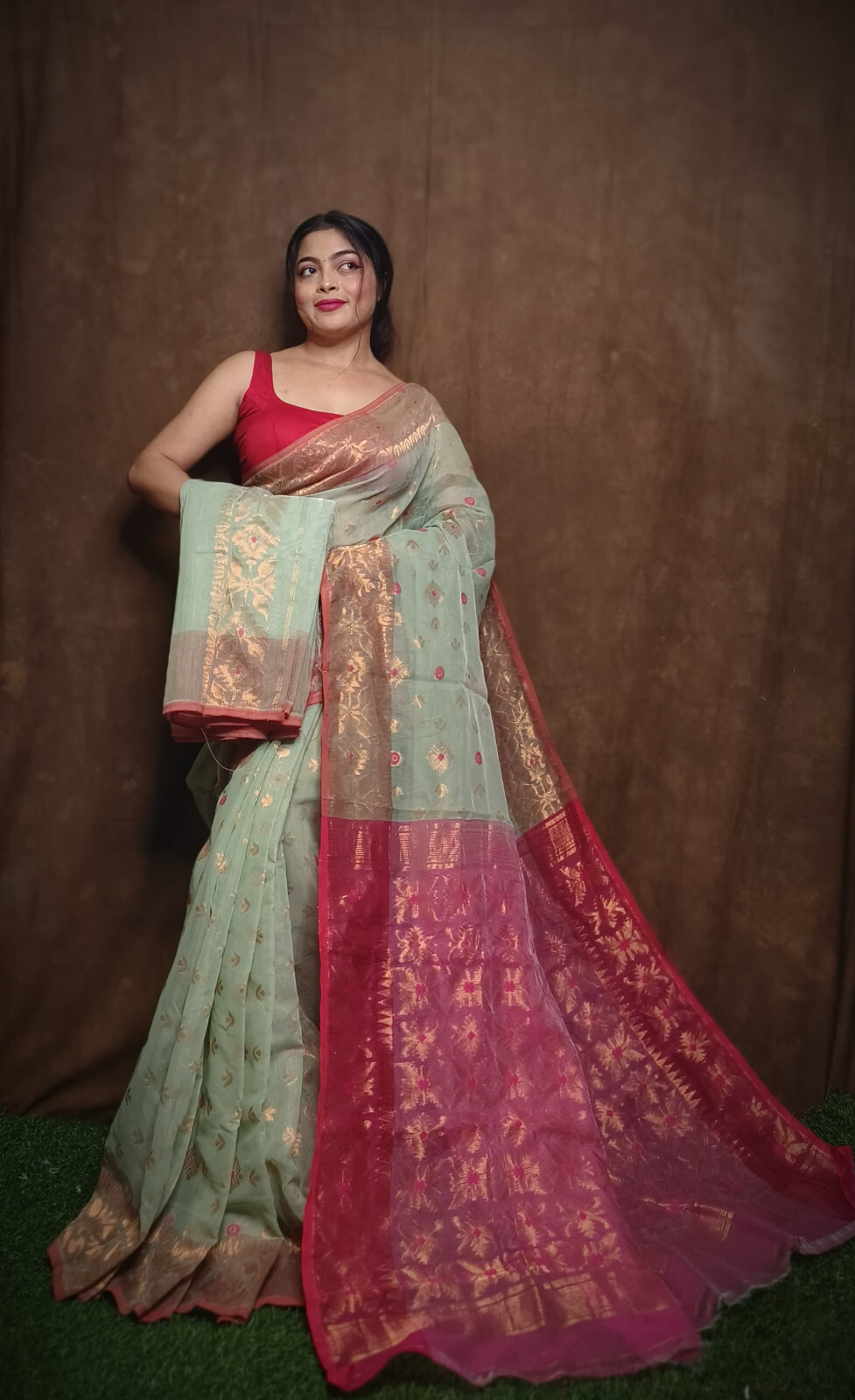 【COUNTER POINT】 JAMDANI SAREE BLOUSE COUNTER POINT】 JAMDANI SAREE BLOUSE
