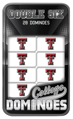 MasterPieces - Texas Tech Red Raiders - NCAA Dominoes Set