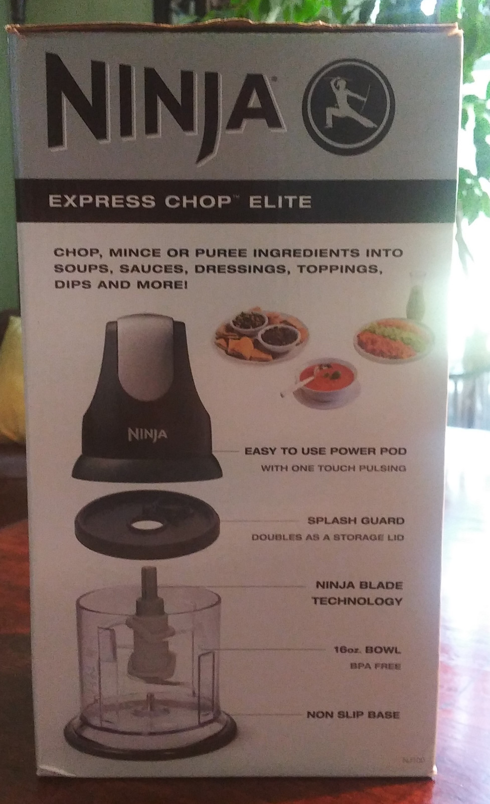 Ninja Express Chop Elite NJ100 Black-Chop-Mince-Puree