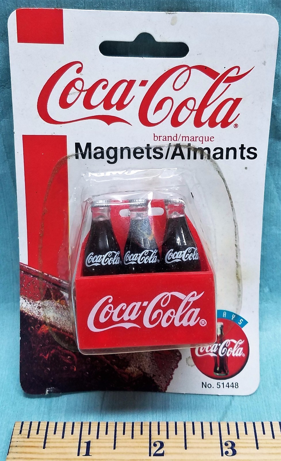 1998 and 1999 Coca-Cola Magnets, Collectibles, Sealed In Original Packages