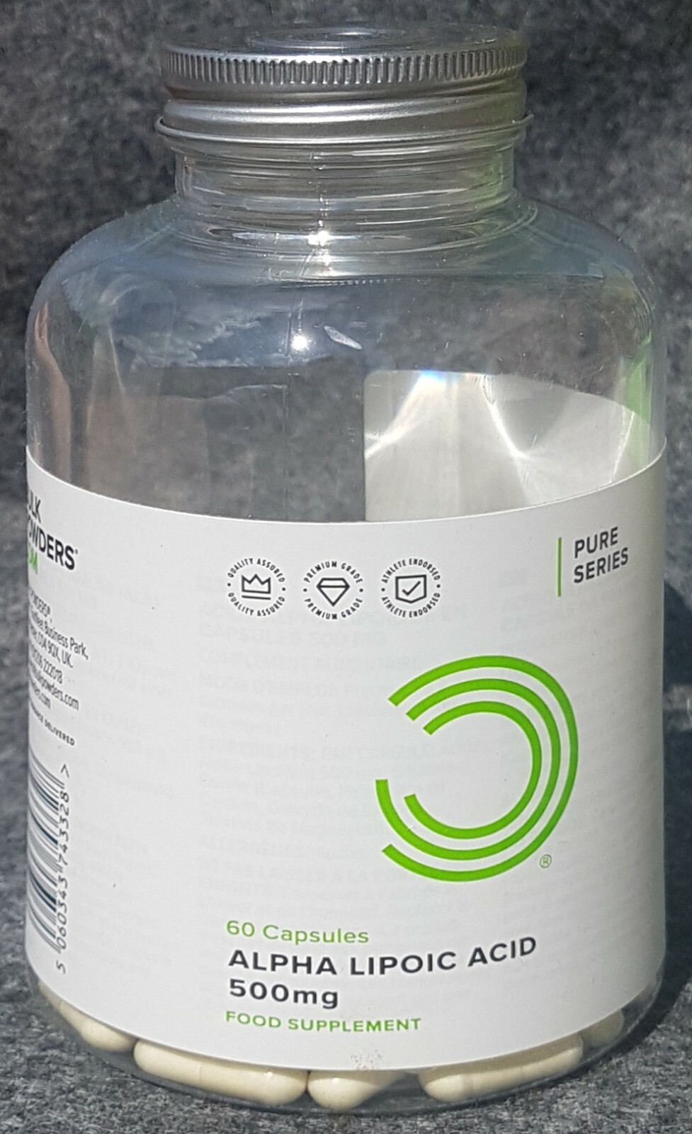 ABVERKAUF: Bulk Powders - Alpha Liponsäure (ALA) Kapseln