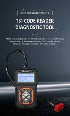 QUICKLYNKS T31 Car Full OBD2/EOBD Scanner Check Auto Engine System Diagnostic