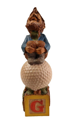 Tom Clark Alphabet ''G'' Block Gnome #5227 Cairn Studio Signed Figurine COA #20591