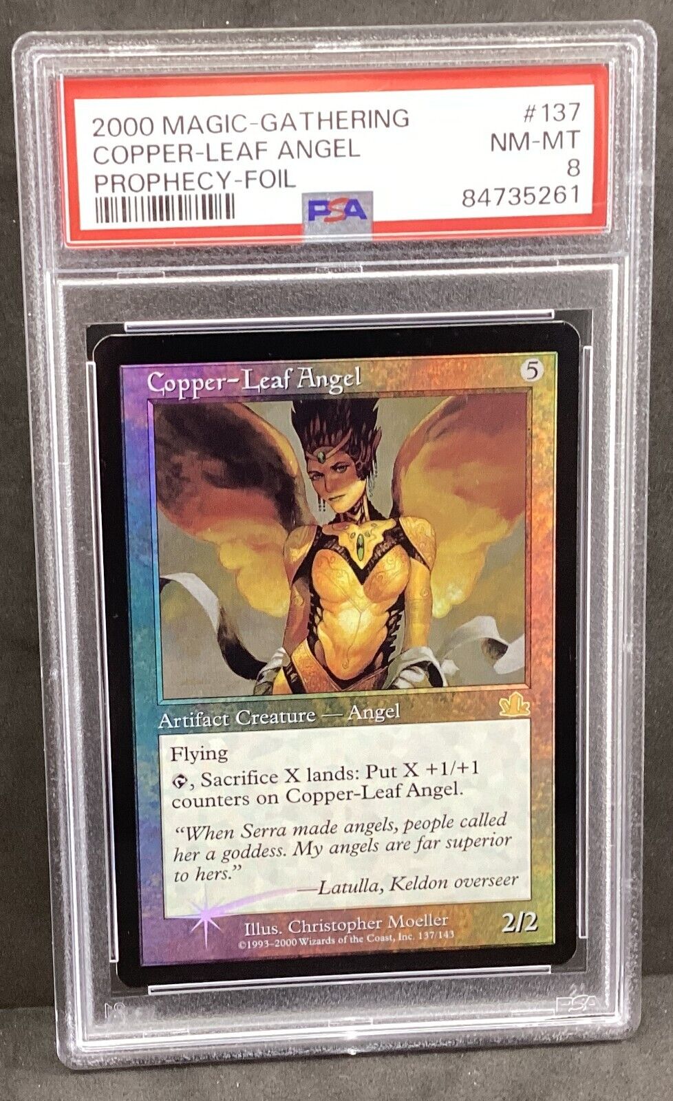 Magic the Gathering MTG Prophecy 137 Copper Leaf Angel Magic the Gathering MTG Prophecy 137 Copper Leaf Angel
