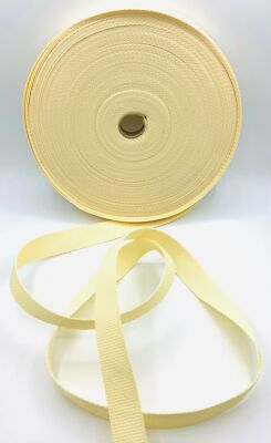 TRIMPLACE NATURAL 1 INCH POLYPROPYLENE WEBBING 15 Yards