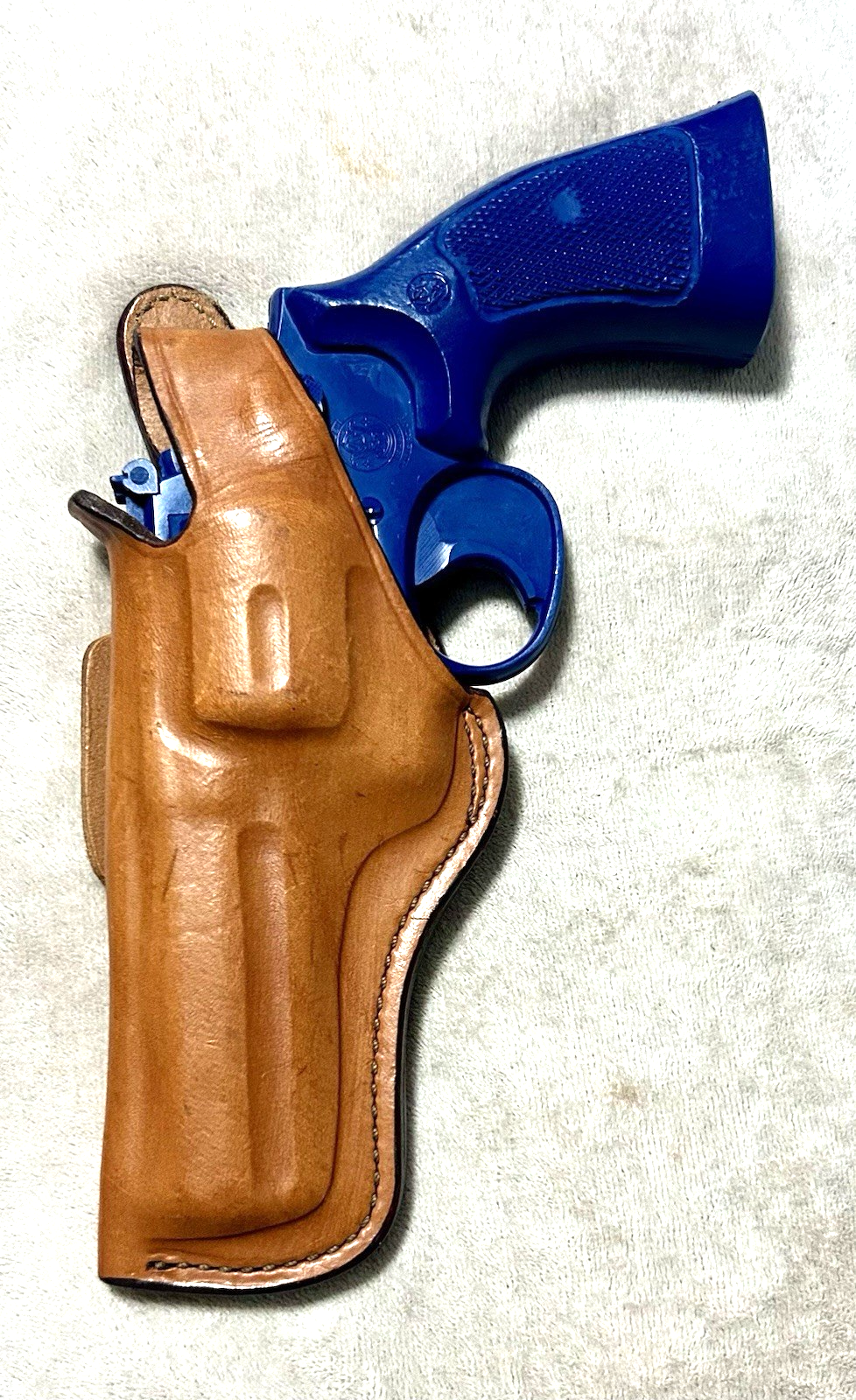 米国実物　bianchi 本革レザー　デューティホルスター　size12 s&w 5BHL_JFrame_1_1551426518191.JPG