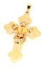 Diamond & Paste 9ct Yellow Gold Cross Vintage Pendant Fine Religious Jewellery-1.JPG