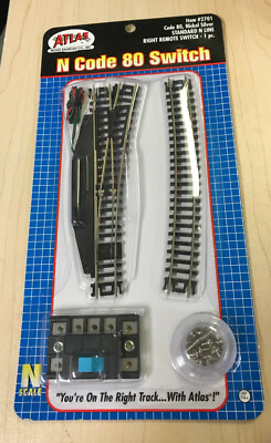 Atlas #2701 N-scale Code 80 RIGHT HAND RH Standard REMOTE Turnout Switch