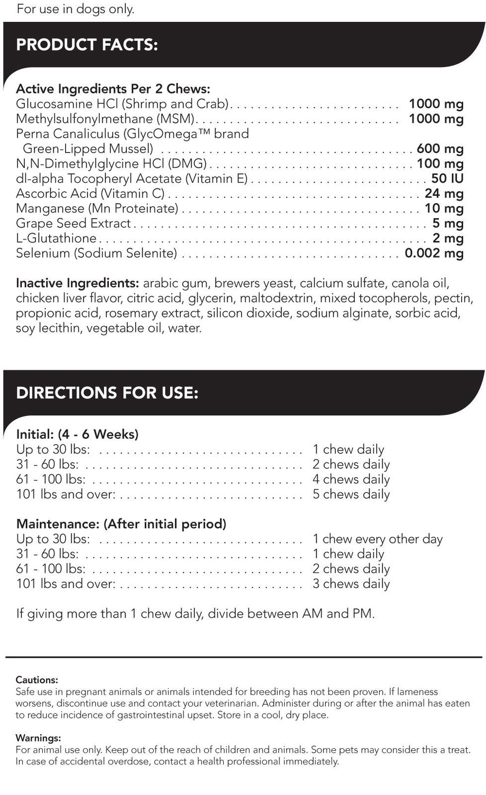 VetriScience Laboratories GlycoFlex 3 Hip and Joint Support for Dogs, 120 Bite