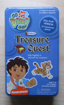 Nickelodeon Go Diego Go Colorforms Treasure Quest Colorforms Collector's Tin
