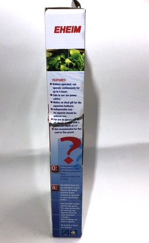 EHEIM Quick Vac Pro Automatic Gravel Cleaner and Sludge Extractor w/ BATTERIES