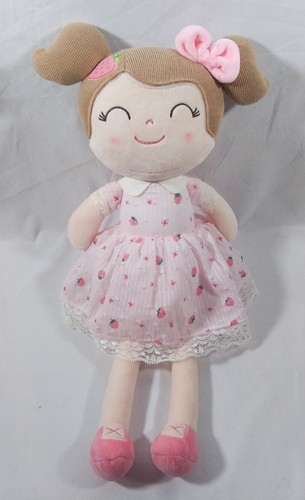 Gloveleya Baby Doll Soft Plush Girl Strawberries Toy 16