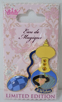 Disney Princess Eau De Magique Jasmine 3 Wishes LE 2000 Pin NEW
