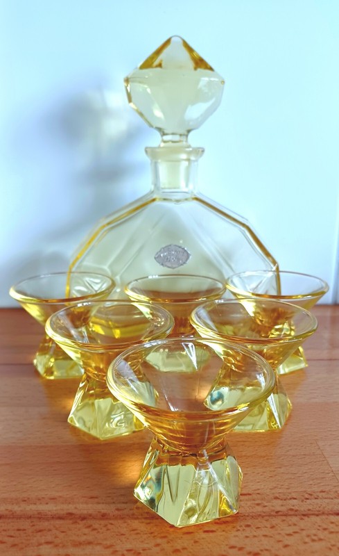 Streit Stolz Hosena Artdeco LikÃ¶Rkaraffe Mit 6 GlÃ¤Ser1930er Jahre