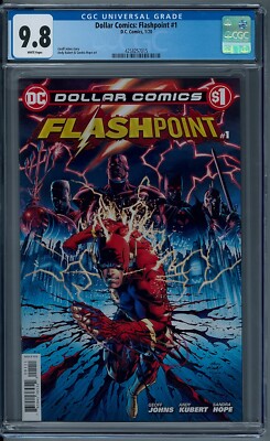 DOLLAR COMICS: FLASHPOINT #1 CGC 9.8 (7/11) DC Comics white pages
