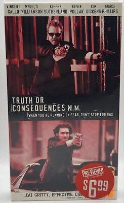 Truth Or Consequences NM VHS 1997 NEW SEALED Blockbuster Video