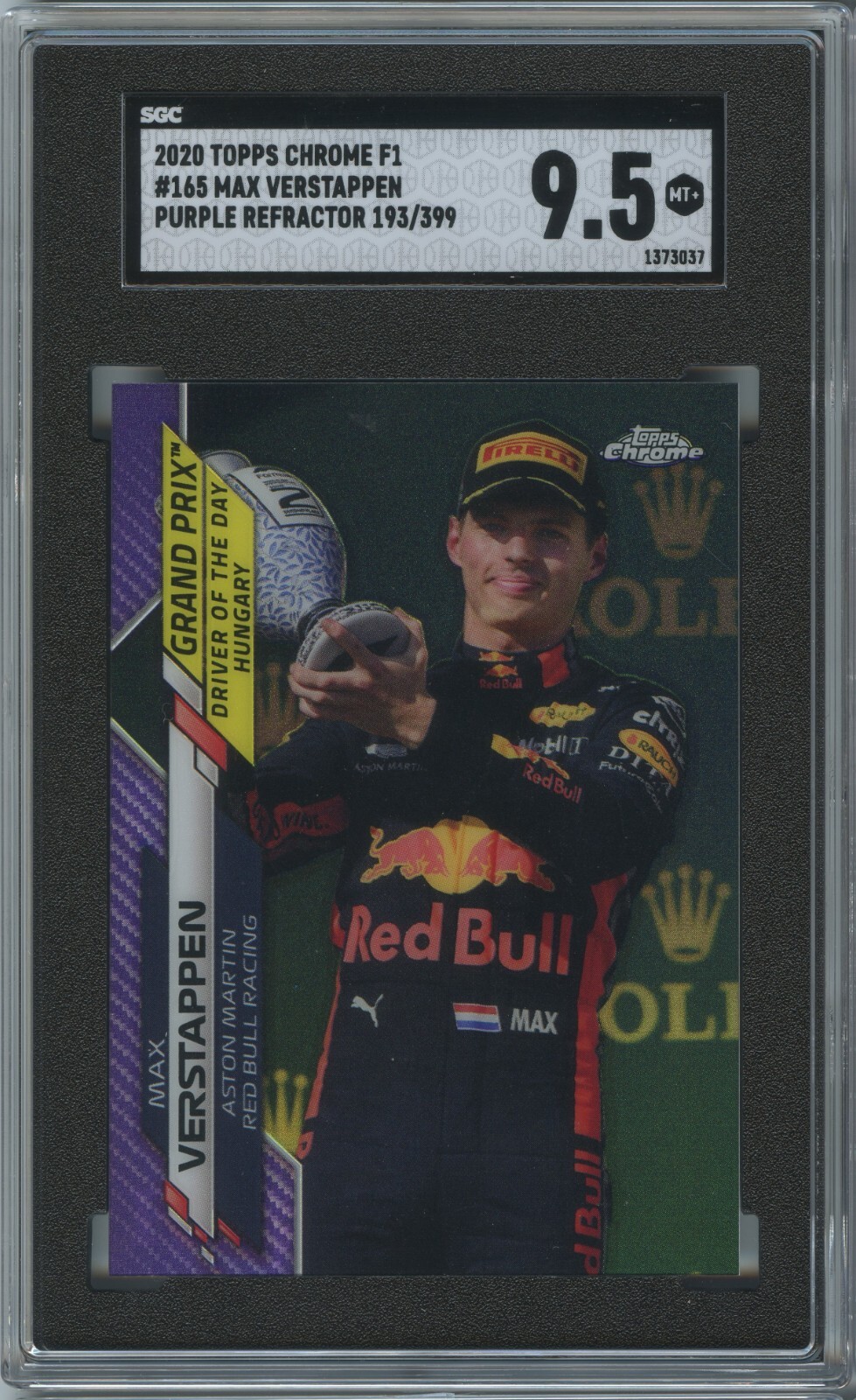 2020 TOPPSクローム PURPLE Max Verstappen Max Verstappen 2020 Topps Chrome Formula 1 #6 Purple