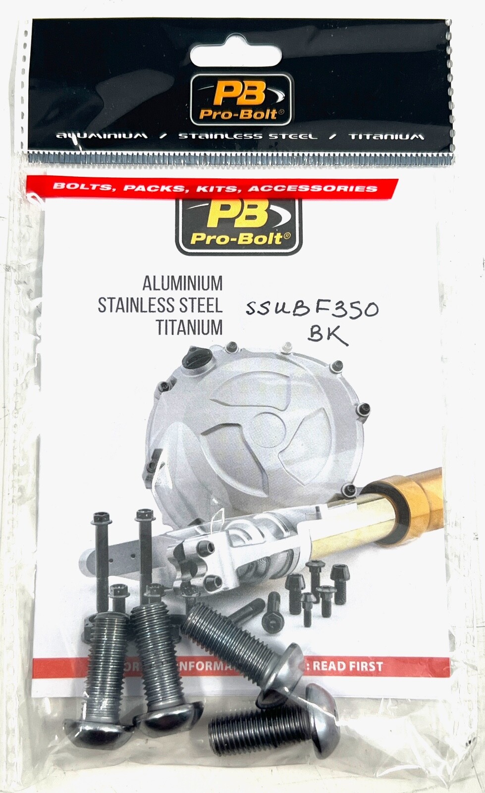Pro Bolt Stainless Steel Subframe Bolts 2016-2020 Kawasaki