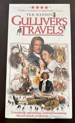 Gullivers Travels (VHS, 1996, 2-Tape Set)   TED DANSON     BRAND NEW SEALED