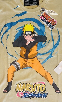 NWT! Reason Brand Exclusive Naruto Shippuden Graphic Tee, Large, MSRP $44+