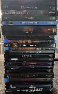 4K BLU RAY MOVIE LOT 