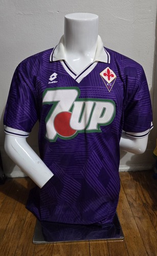 Lotto M 1991-92 Fiorentina Home Soccer Football jersey | eBay