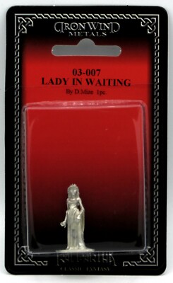 Ral Partha 03-007 Lady in Waiting (NPC Encounters) Female Noble Attendant NIB