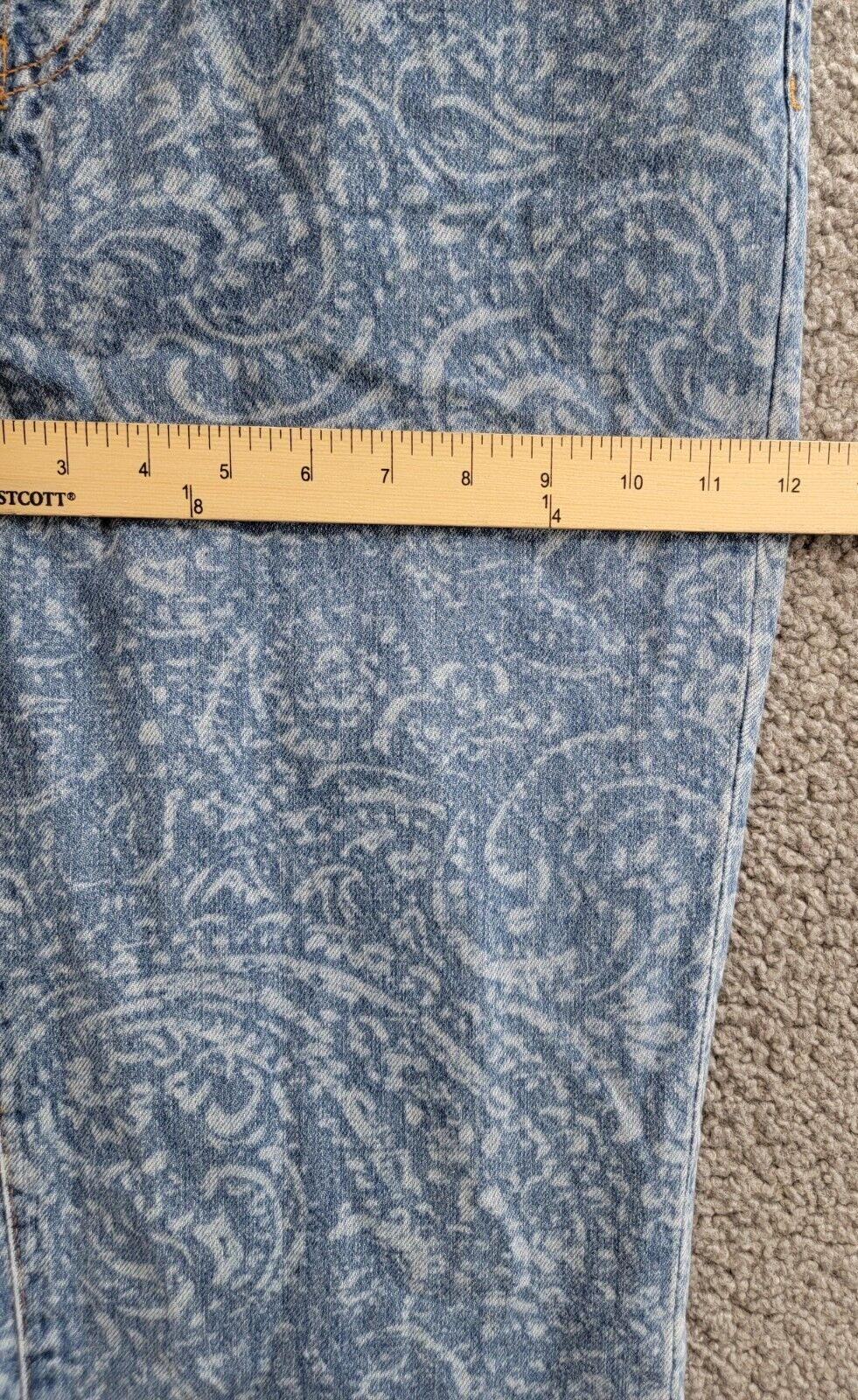 HUGO BOSS Modern-fit Jeans Women's 31/32 Blue Belt Loops Button Zipper Closure~ - Picture 6 of 19