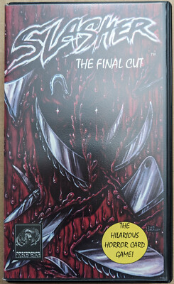 Slasher: The Final Cut (1994) The Hilarious Horror Card Game! VHS Clamshell