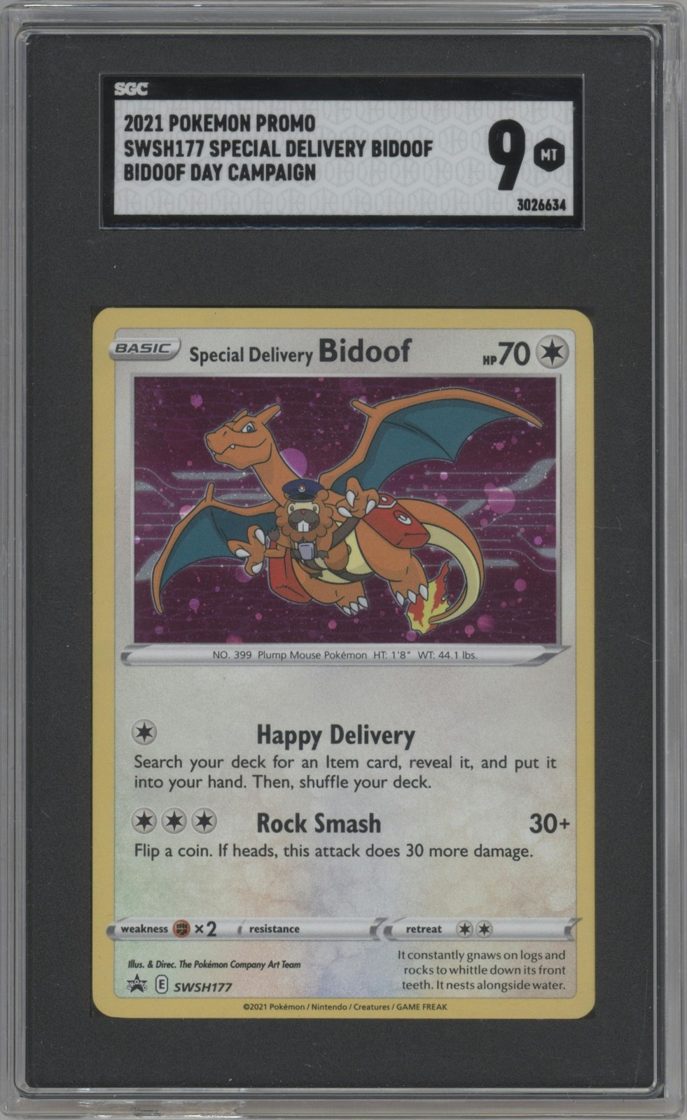 Special Delivery Bidoof 未開封 ビッパ プロモ ポケカ ポケモンカード 英語版 プロモ スペシャルデリバリービッパ 未