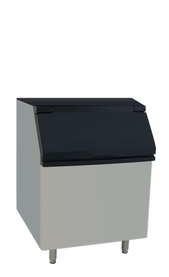 450 pound Ice Cube Machine Maker Cuber Air Cooled w/ 395 lb Storage Bin NSF