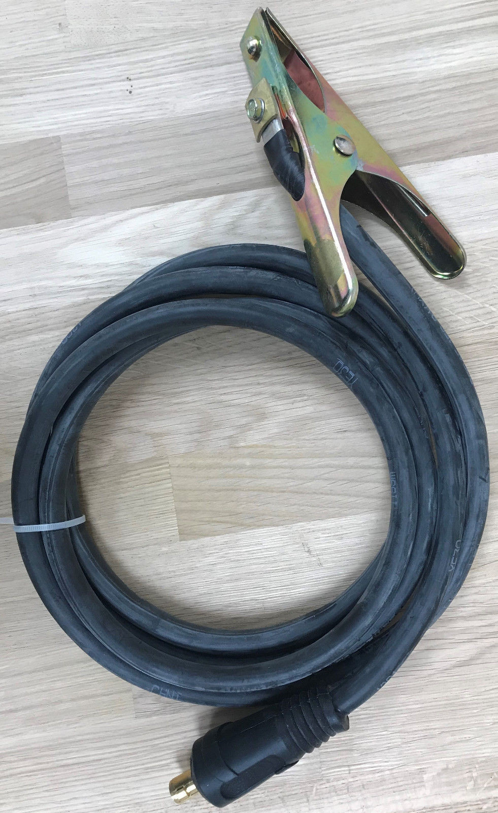 350 Amp Welding Ground Clamp Lead Assembly Dinse 3570 Connector 1/0