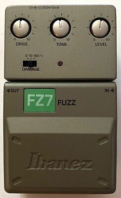 IBANEZ FZ7 FUZZ Distortion Guitar Effect Pedal Tone-Lok Rare ...
