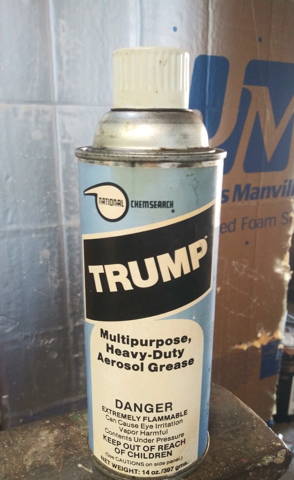 vintage national chemsearch trump lubricant aerosol spray can | eBay