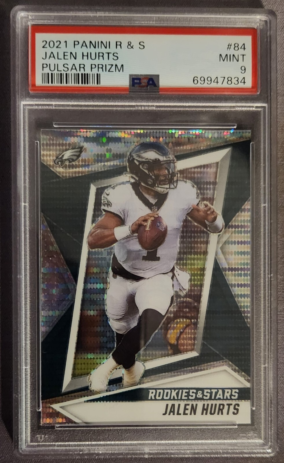 Jalen Hurts - 2021 Rookies and Stars - Silver Pulsar Prizm