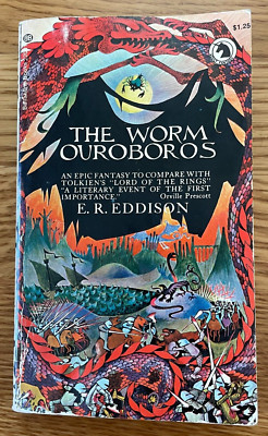 The Worm Ouroboros E.R. Eddison Vintage Ballantine Paperback Mass Market 1973