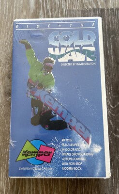 NEW KEMPER COLD WAVE VINTAGE 1989 SKATEBOARD MX GOLF SURF SNOWBOARD VIDEO