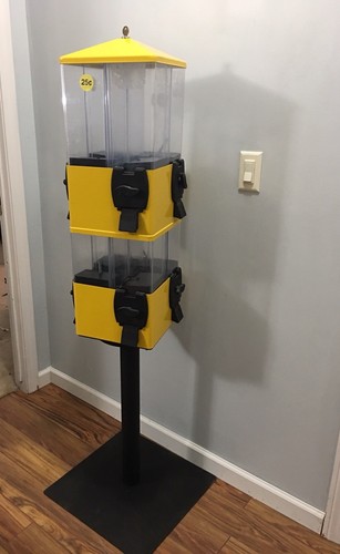 Yellow U-Turn Eliminator Gumball Candy Vending Machine