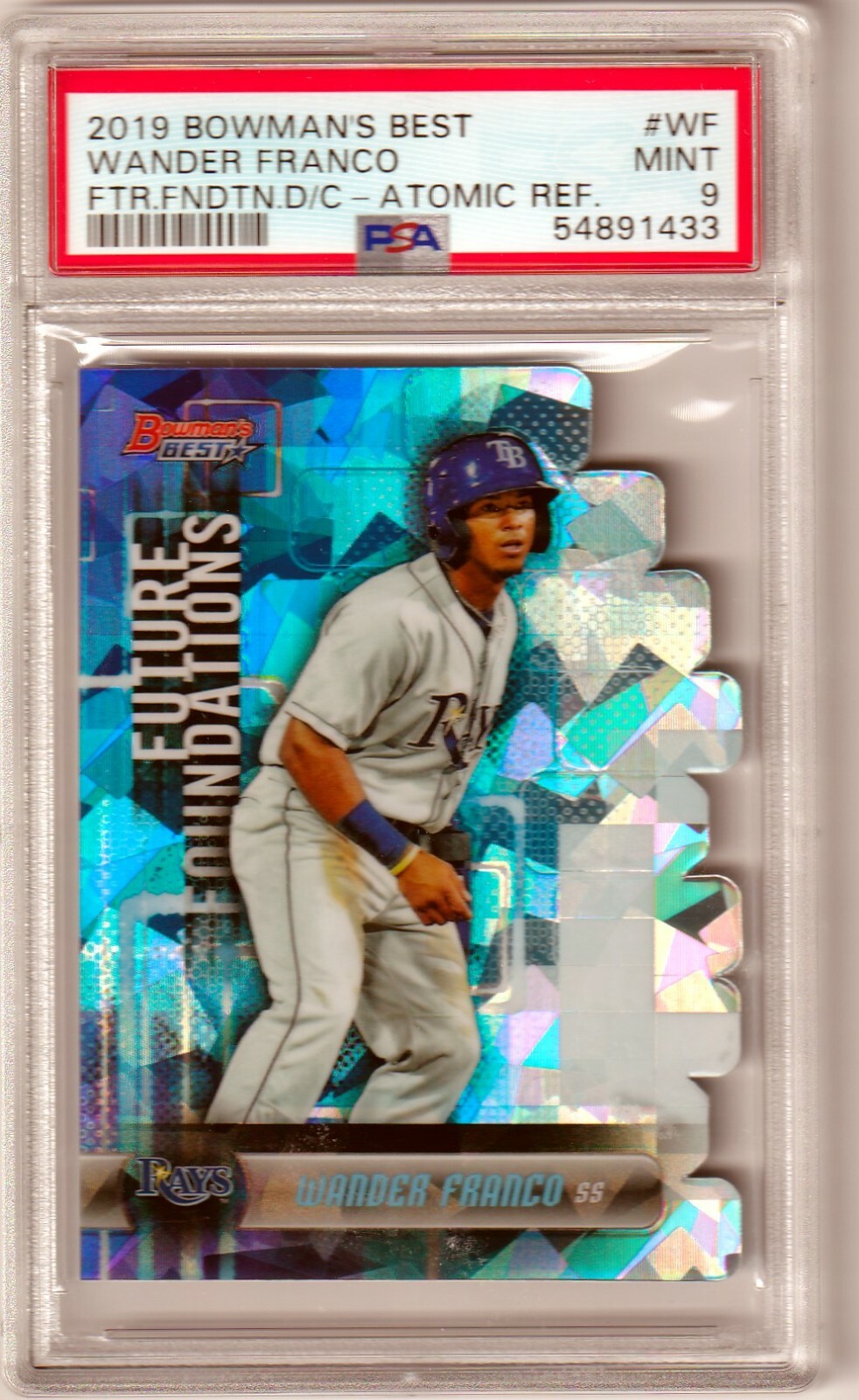 その他 2019 Bowman's Best Atomic Wander Franco WANDER FRANCO 2019 Bowman's Best ATOMIC Refractor Tampa Bay